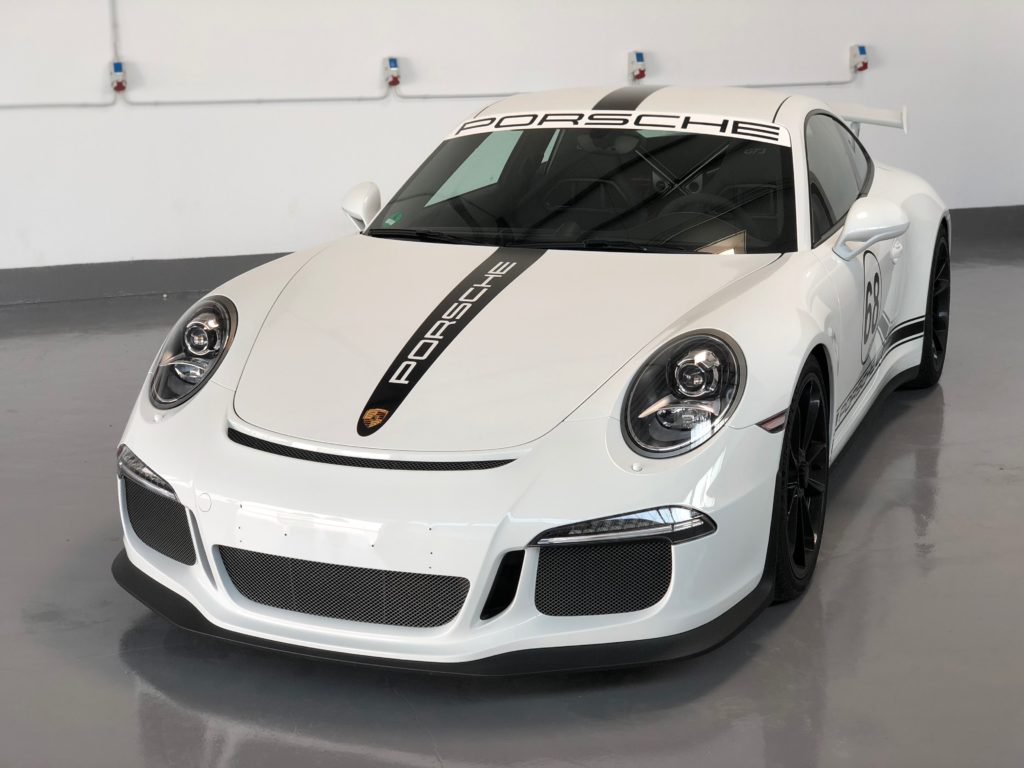 Racingdesign an einem Porsche GT3