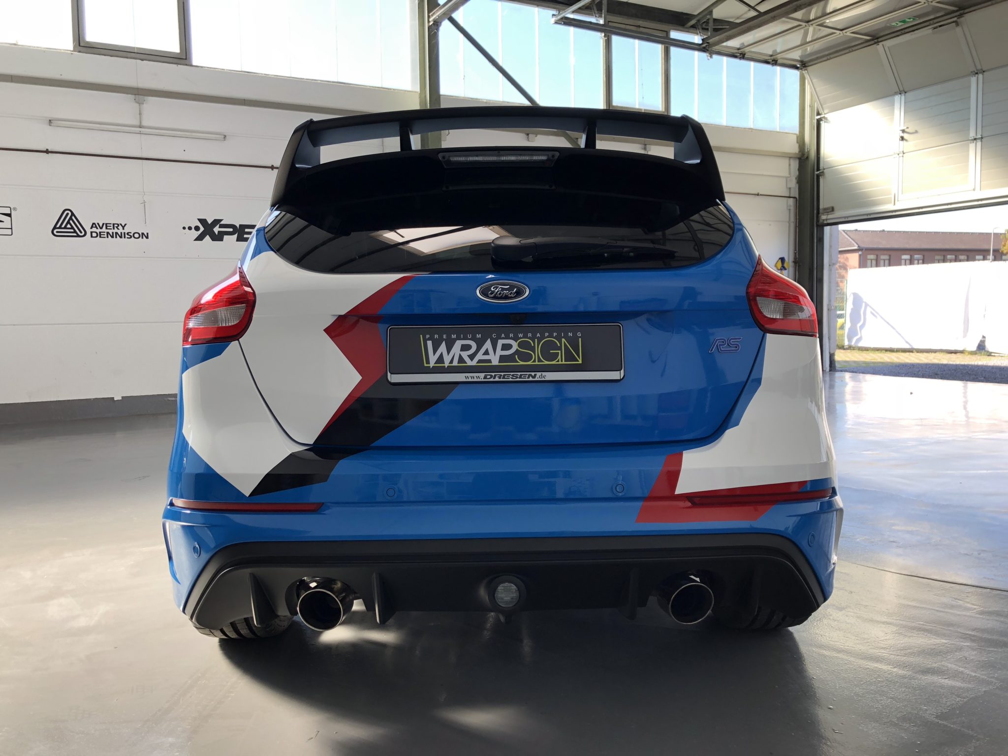 Ford Focus RS im Camouflage Design von Dresen Performance by Wrapsign