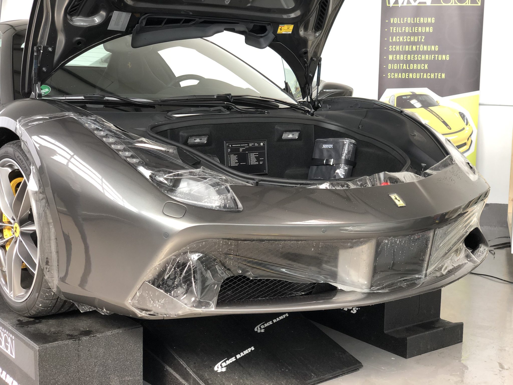 Lackschutz Ferrari 488