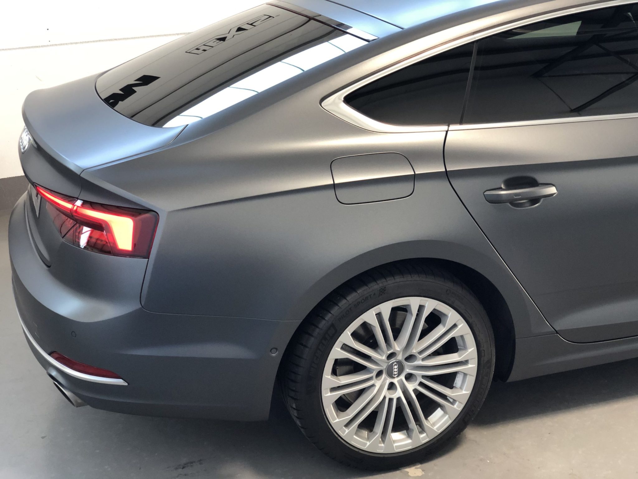 Audi A5 satin charcoal