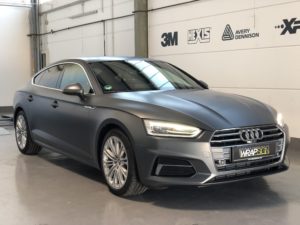Audi A5 satin charcoal