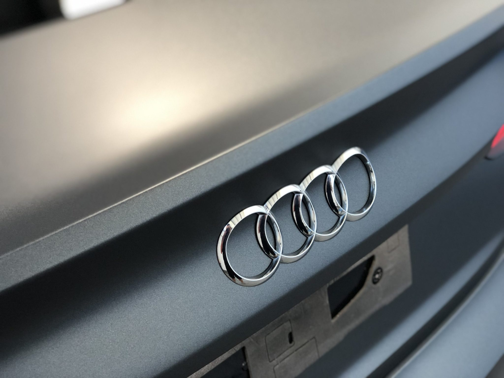 Audi A5 satin charcoal