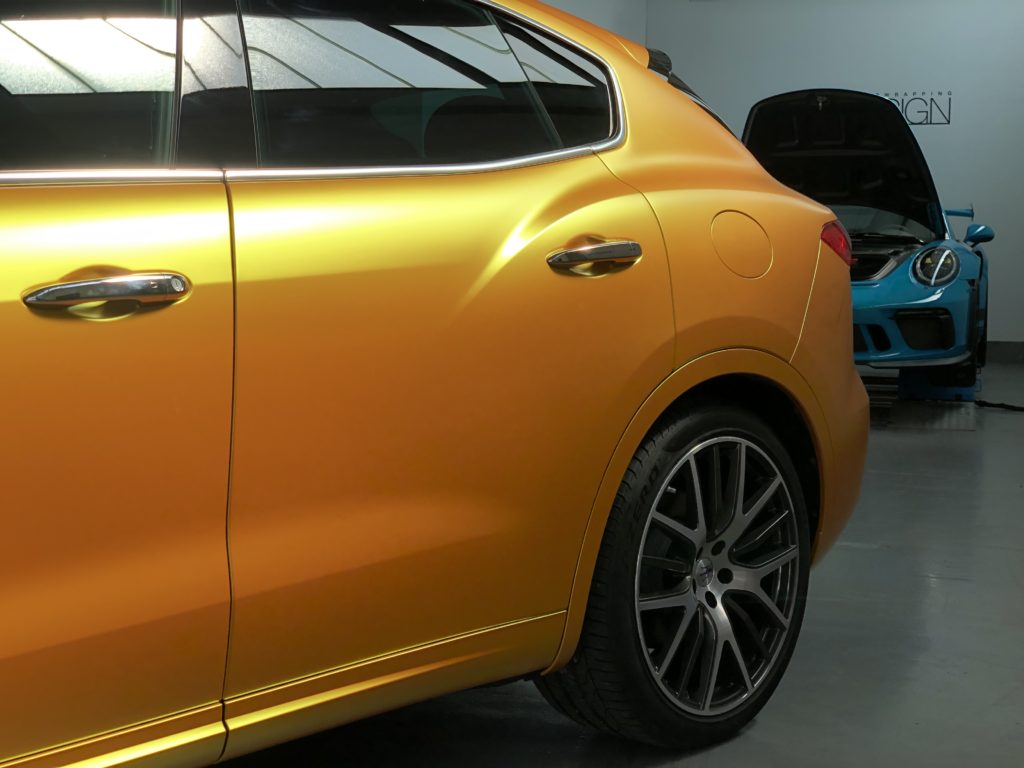 Maserati Levante Energetic Yellow Folierung