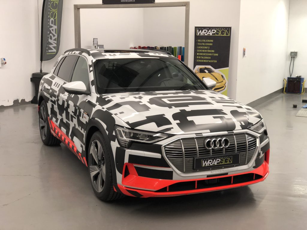 Audi e-tron Designfolierung