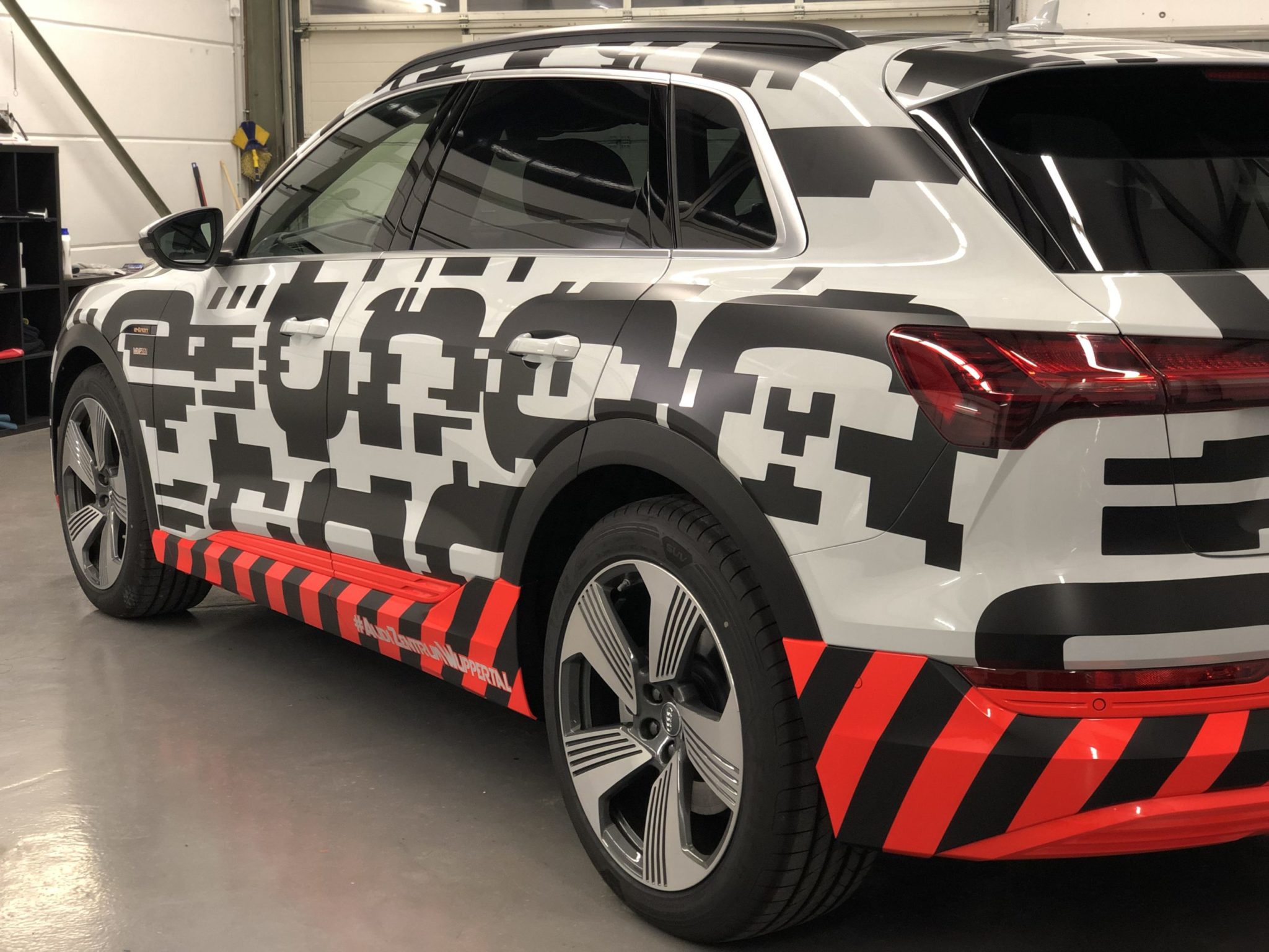 Audi e-tron Designfolierung