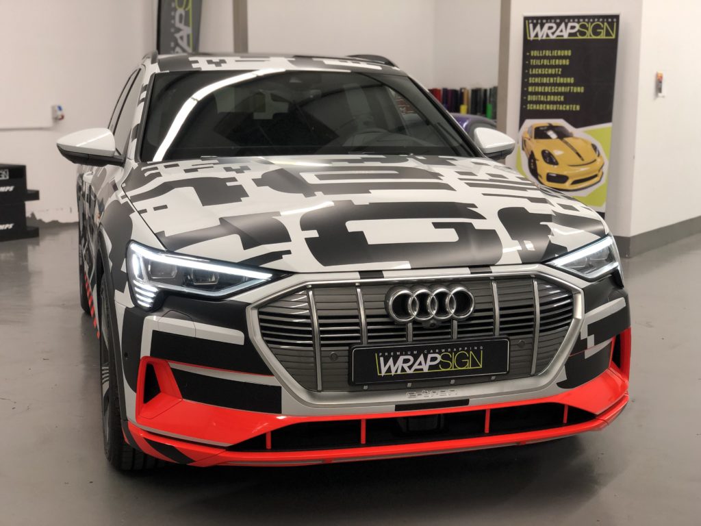 Audi e-tron Designfolierung
