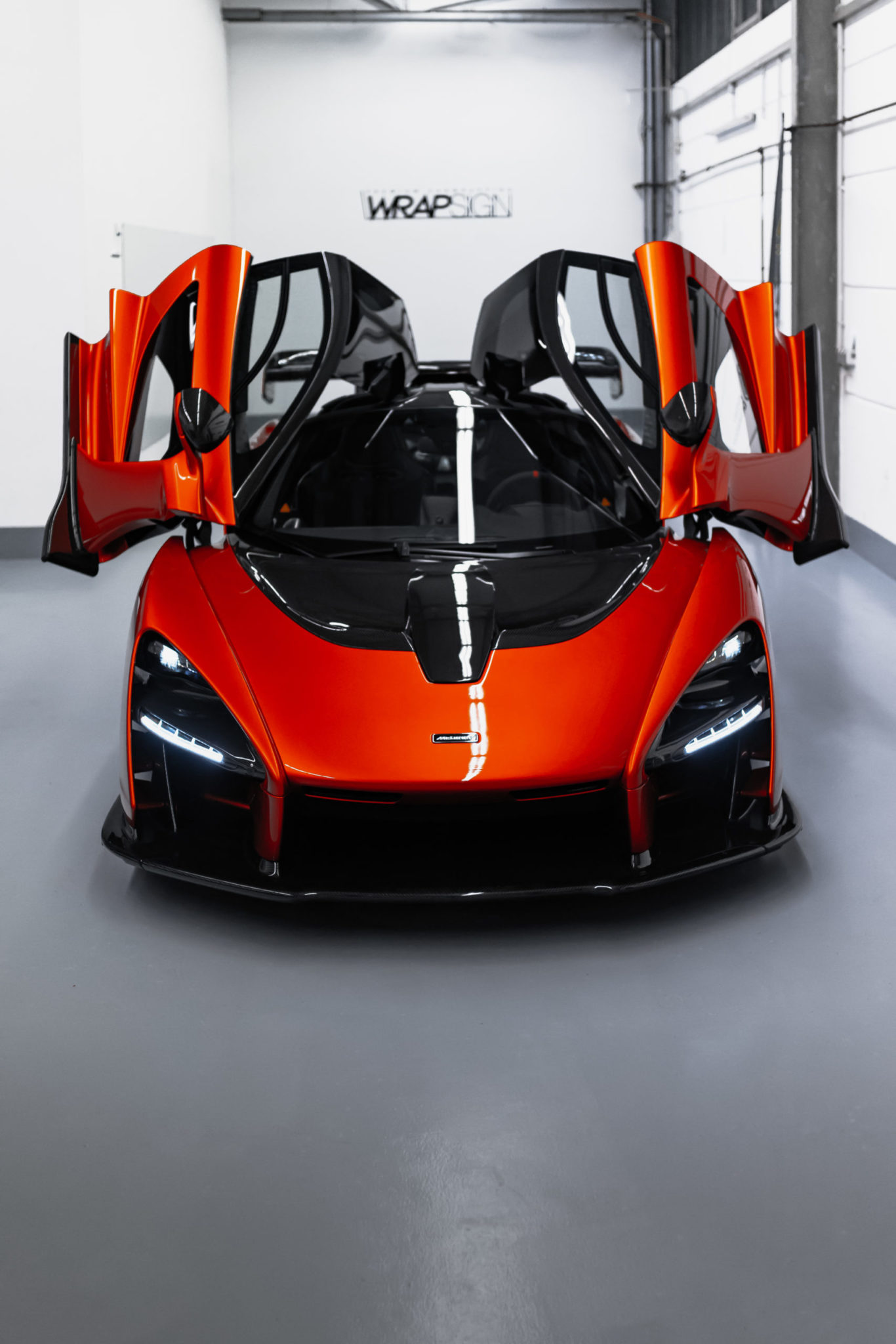 McLaren Senna mit Lackschutzfolie